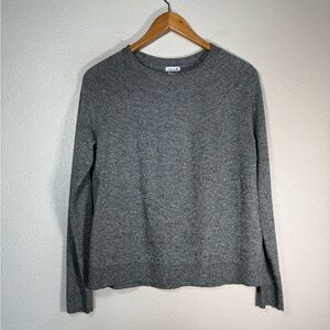 Smartwool Women's Edgewood Boyfriend Crew Sweater Grey Size Small O29